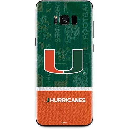 University of Miami U Hurricanes Galaxy S8 Plus Skin